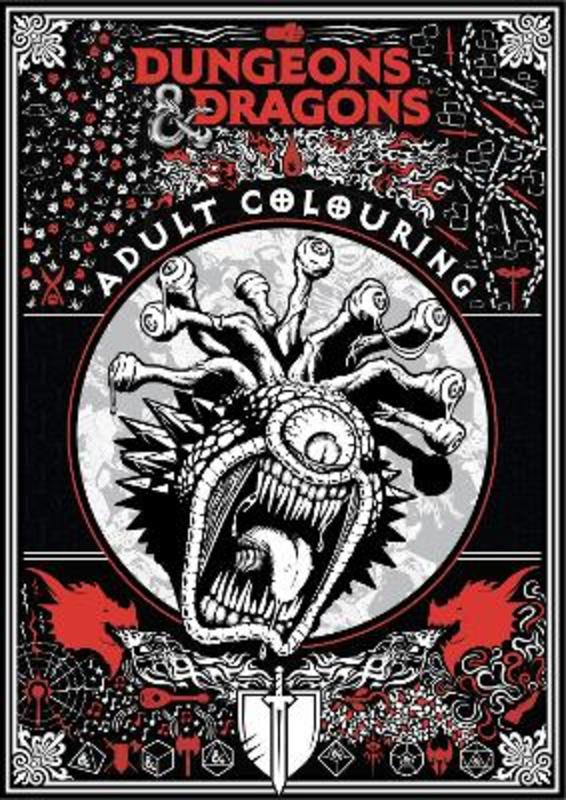 Dungeons and Dragons: Adult Colouring Book (Hasbro)